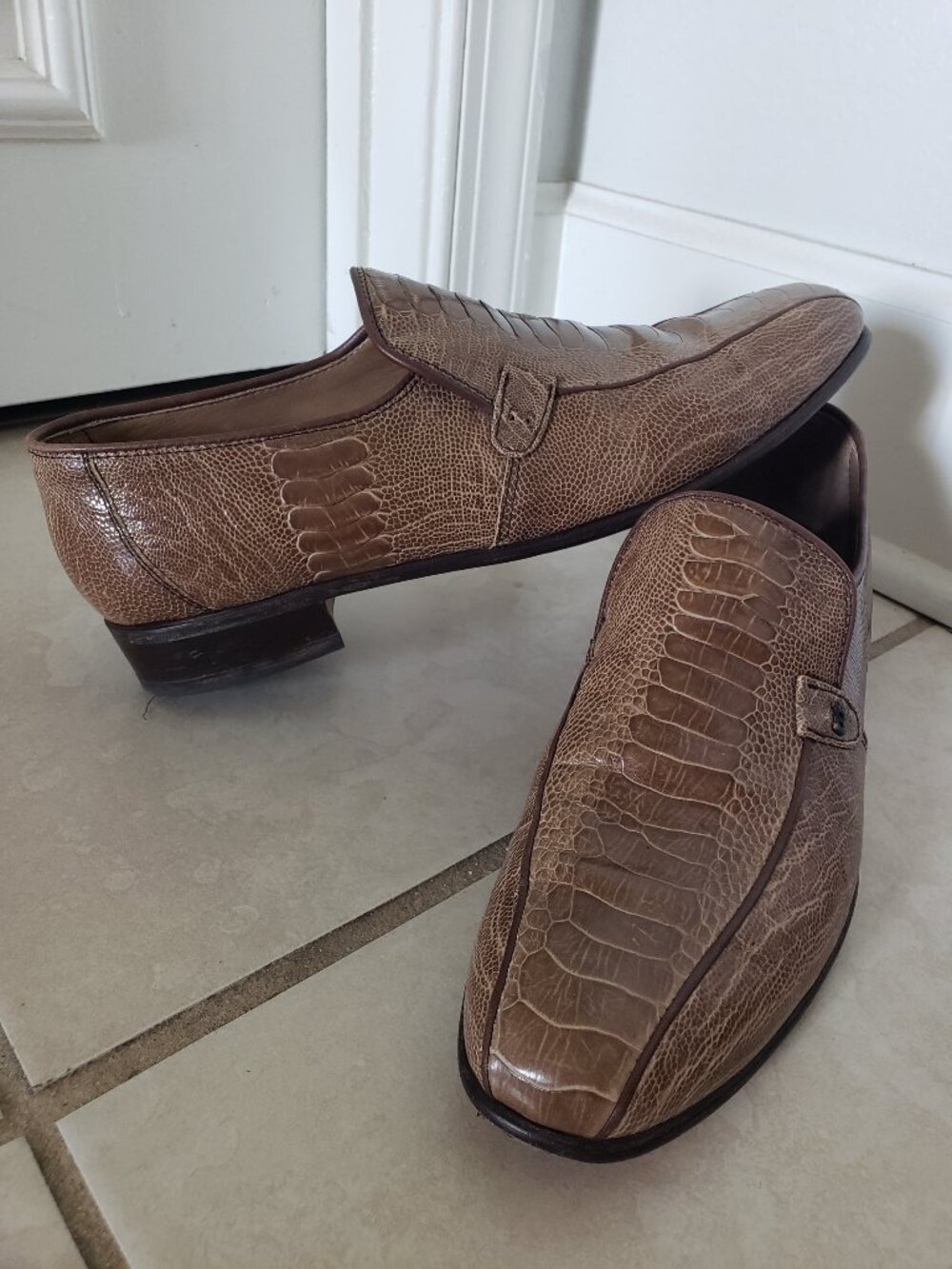 Fine Ostrich Dress Shoes Custom